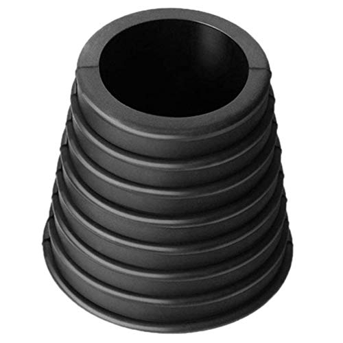 Doitool Paraguas Cono de Mesa Agujero Ring Plug Umbrella Wedge for Outdoor Patio Umbrella Black