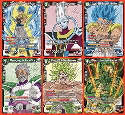 Dragon Ball Super Card Game- Deck de Inicio de 51 Cartas Rising Broly, versión Francesa SD08, 0, 0