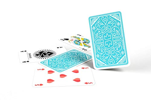 Ducale, el Juego francés – Juego de 54 Cartas – Juego de Poker, Presidente, Palmito, 8 estadounidenses