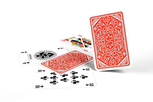 Ducale, el Juego francés – Juego de 54 Cartas – Juego de Poker, Presidente, Palmito, 8 estadounidenses