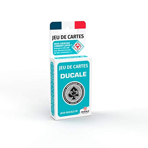 Ducale, el Juego francés – Juego de 54 Cartas – Juego de Poker, Presidente, Palmito, 8 estadounidenses