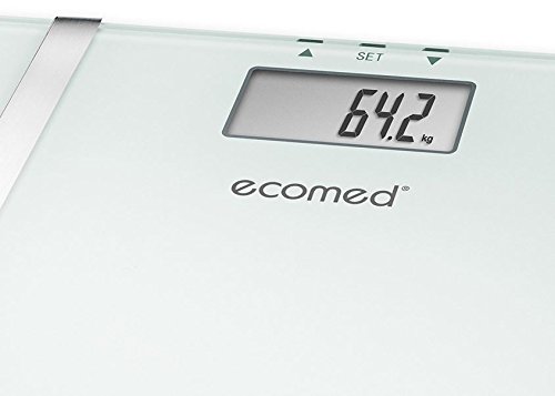 Ecomed Bs-70E, Báscula Digital para el Análisis del Cuerpo de Hasta 150 Kg, Báscula Personal para Medir la Grasa Corporal, el Agua Corporal y la Masa Muscular