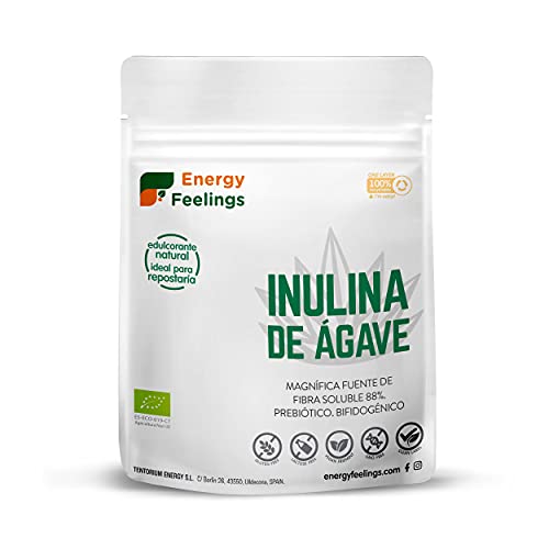 Energy Feelings Inulina de agave ecológica - 200g | prebiotico | rico en fibra | control de peso