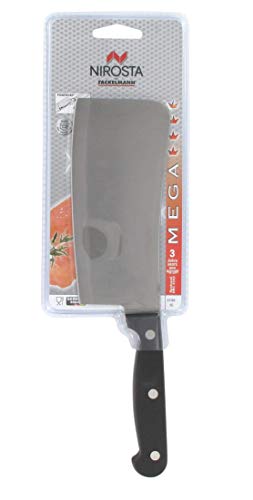 Fackelmann Carnicero Profesional/Macheta Cocina Japonesa Mega, 27x6,7cm, 1ud, Negro/Inoxidable, 27cm