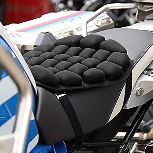 FDKJOK Cojín de asiento de motocicleta, protección contra la presión, amortiguador antideslizante para motocicleta (39 x 36 cm)