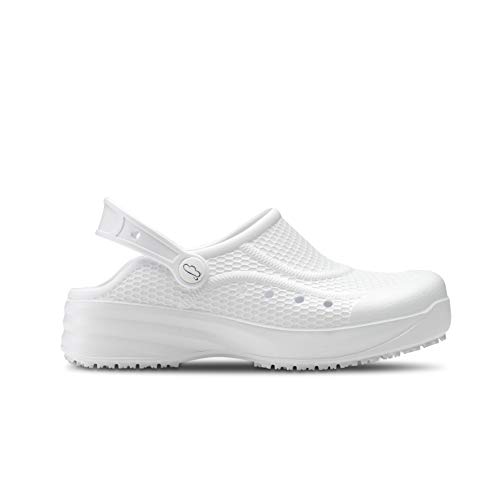 Feliz Caminar - Zueco Sanitario Flotantes Evolution Blanco, 36