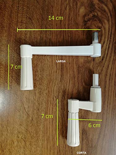 FERPASA MANIVELA Torno Corta con Adaptador (Blanco)