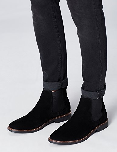 find. Marsh_syntetic Botas Chelsea, Negro Black, 42 EU