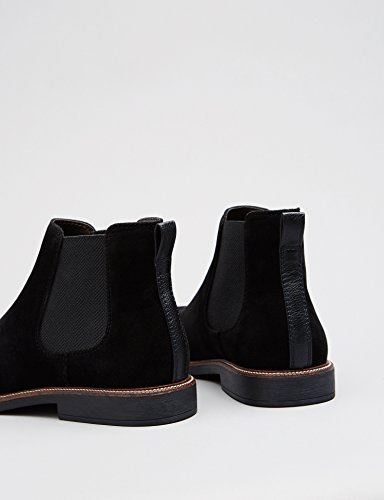 find. Marsh_syntetic Botas Chelsea, Negro Black, 42 EU