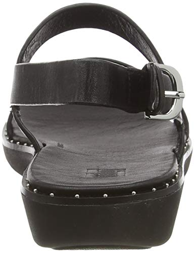 Fitflop Stud Barra Sandal, Sneaker Mujer, Negro (Black), 39 EU