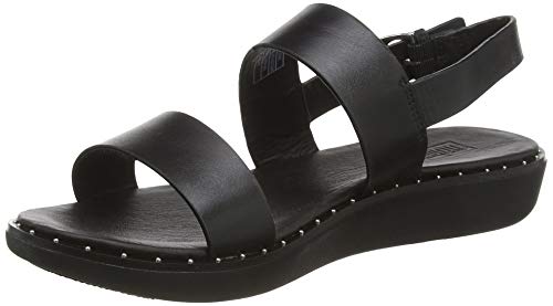 Fitflop Stud Barra Sandal, Sneaker Mujer, Negro (Black), 39 EU