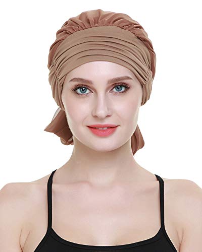 FocusCare Cabeza de Turbante Wrap para Mujeres quimio Bamboo Sombreros para el cáncer