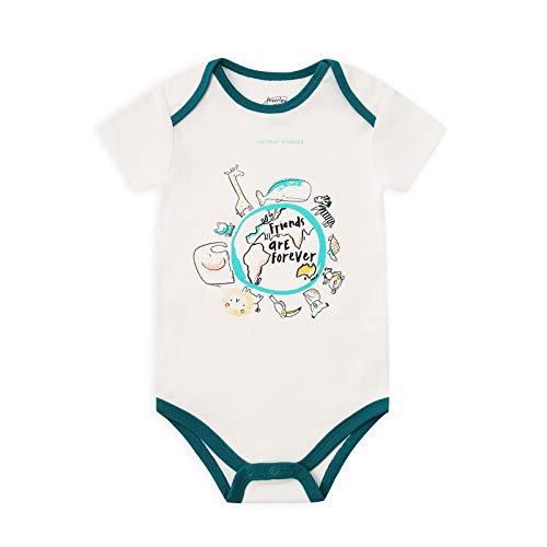 Froerley Body Bebe Niño, Ropa Bebe Niños Recién Nacido 0-3 Meses Verano, Bodies Bebe Manga Cortas, Algodón, Bebes Regalos