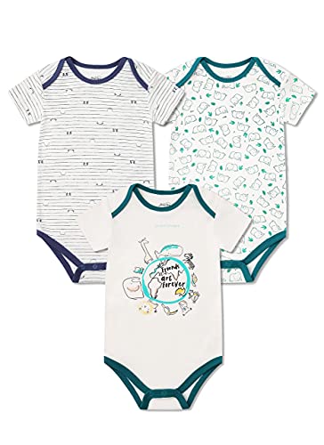 Froerley Body Bebe Niño, Ropa Bebe Niños Recién Nacido 0-3 Meses Verano, Bodies Bebe Manga Cortas, Algodón, Bebes Regalos