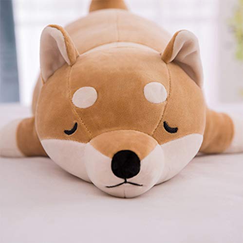 Good Night Shiba Inu Abrazando la Almohada Felpa Suave niños Dormir Comodidad cojín Juguetes, 30''