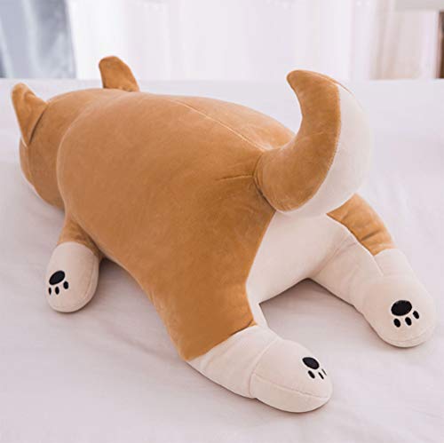 Good Night Shiba Inu Abrazando la Almohada Felpa Suave niños Dormir Comodidad cojín Juguetes, 30''