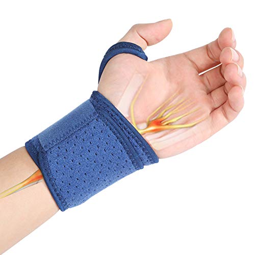 Haofy Muñequera universal, soporte de muñequera para la mano derecha o izquierda, perfecto para el túnel carpiano, artritis, tendinitis, esguince, alivio del dolor en las articulaciones