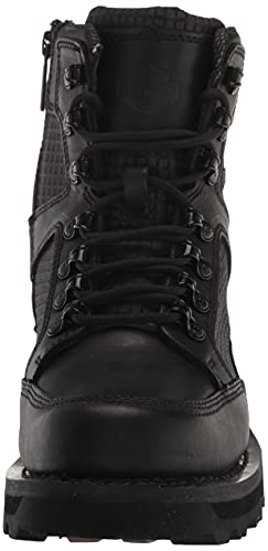 Harley-Davidson Hamlyn - Botas de motocicleta de encaje de 7 pulgadas para mujer, Negro, 38.5 EU