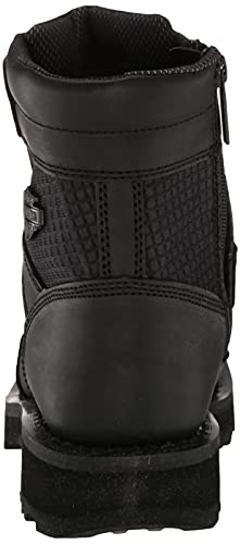 Harley-Davidson Hamlyn - Botas de motocicleta de encaje de 7 pulgadas para mujer, Negro, 38.5 EU