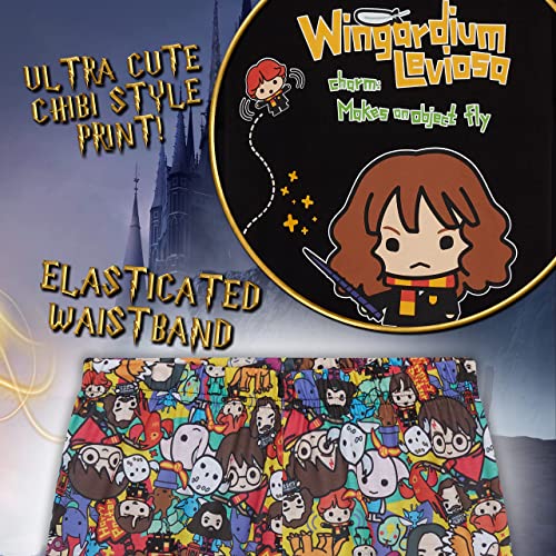 HARRY POTTER Pijamas Niña, Conjunto Pijama De Manga Corta De Hermione Granger, Pijamas Originales De Algodón, Regalos para Niñas Y Adolescentes De 7-14 Años (11-12 Años, Negro)