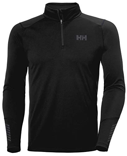 Helly Hansen Lifa Active 1/2 Zip Sueter Media Cremallera, Hombre, Black, L