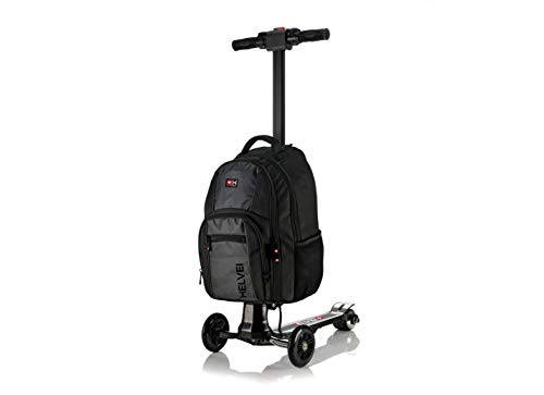 Helvei Patinete Eléctrico Smartmove Maleta 3 en 1 - Negro