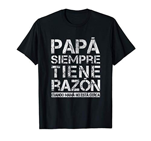 Hombre Regalo Para El Dia Del Padre En Espanol Feliz Papa Abuelo Camiseta