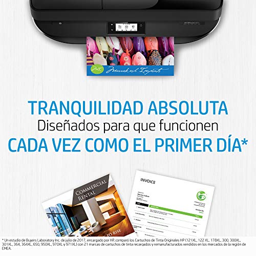 HP 301XL CH563EE, Negro, Cartucho de Tinta de Alta Capacidad Original, Compatible con impresoras de inyección de tinta HP DeskJet, OfficeJet, ENVY