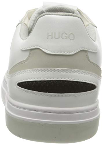 HUGO Switon_Tenn_puna, Zapatillas Hombre, Color Blanco Abierto, 42 EU