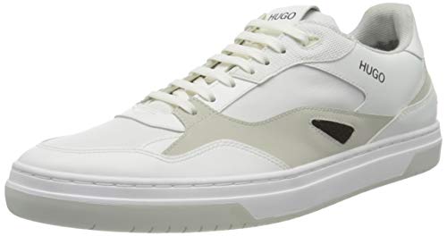 HUGO Switon_Tenn_puna, Zapatillas Hombre, Color Blanco Abierto, 42 EU