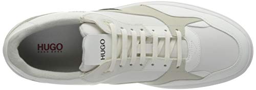 HUGO Switon_Tenn_puna, Zapatillas Hombre, Color Blanco Abierto, 42 EU