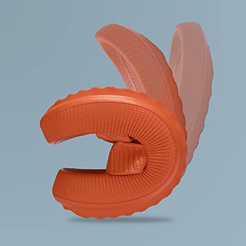 incarpo Unisex Chanclas y Sandalias de Piscina Para Mujer Zapatillas Casa Hombre Verano Pantuflas de baño,Naranja,38/39