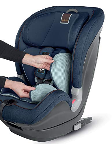 Inglesina Caboto- Silla de auto, para niños de 1 a 12 años, color negro