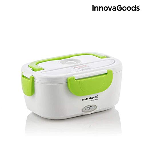 InnovaGoods Fiambrera Eléctrica 40 W, Blanco, 16.5x23x10.5 cm