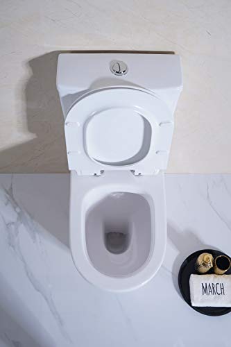 Inodoro de altura cerrada con inodoro de lujo para discapacitados Eldery WC de altura elevada de la sartén cerrada acoplado cuidado nuevo diseño moderno redondo elegante