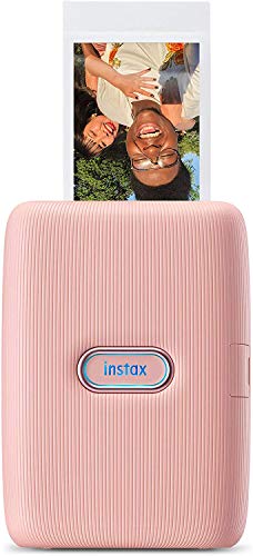 Instax 16640670, Impresora para Smartphone, Rosa, Tamaño Único + Fujifilm Instax Mini Brillo - Película fotográfica instantánea (2 x 10 Hojas)