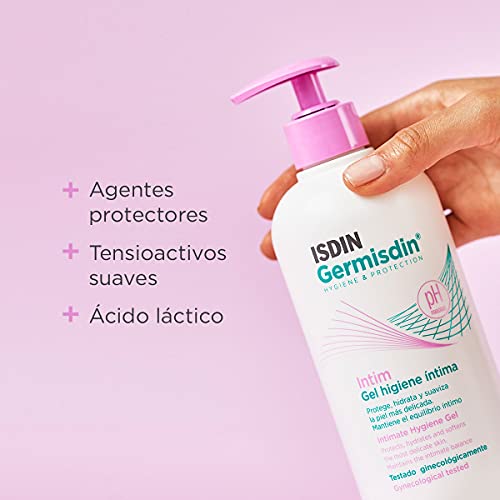 ISDIN Germisdin Higiene Íntima, Gel suave de uso diario, 250 ml