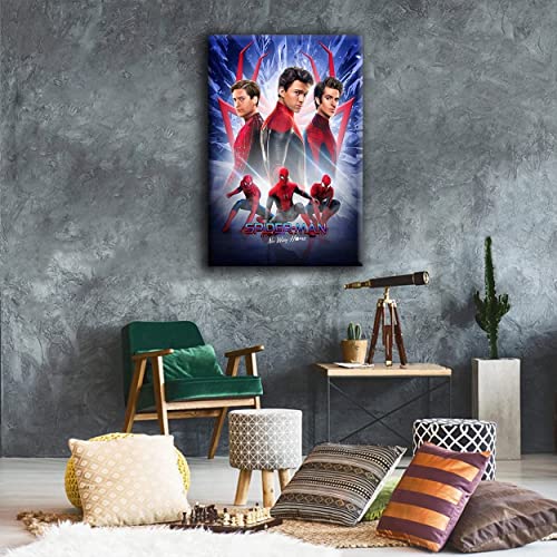 JIAOD Póster de superhéroe Spiderman, Mural sin Marco, Cartel de decoración de Arte de Pared de Dormitorio Moderno para el hogar(Size:50x70cm)