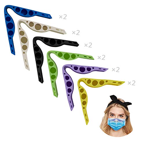 Jilicsan 12X Clip de Puente Nasal Antivaho,Clip de Soporte Nasal de Silicona,Puede Respirar Cómodamente y Evitar Las Gafas Se Empañen, Puente Nasal Antivaho para Adultos y Niños