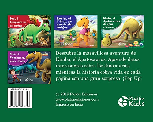 Kimba, El Apatosaurus De Gran Corazón: POP UP: 1 (Dino Pop Ups)