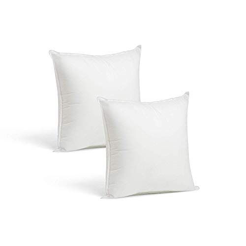 Kingnet 2 Rellenos Cojines Sofa hipoalergénicas para Funda Cojines Decoracion y para Almohadas de Cama 40x40cm