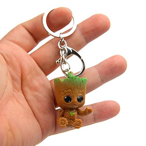 Klauee Groot Llavero, 4 llaveros para bebé de Guardianes de la Galaxia, el mejor regalo para amigos y familiares