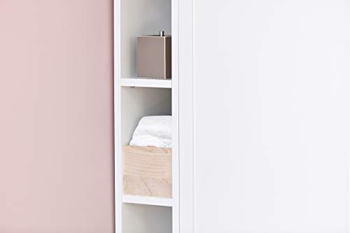 KraftKids, estantería para cambiador, color blanco, se adapta a la cómoda HEMNES