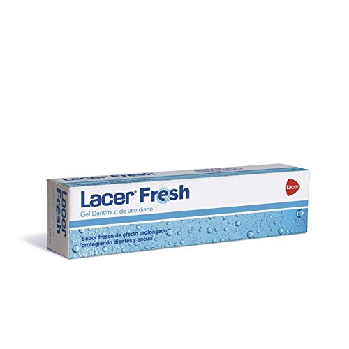 Lacer Fresh - Gel Dentífrico de uso diario, 125 ml, 1 unidad