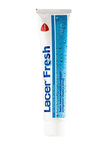 Lacer Fresh Gel Dentífrico Frescor Prolongado, 125ml+REGALO Limpiador Lingual