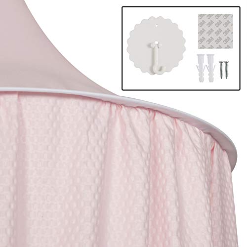 Laneetal Cama con Dosel para Infantil Bed Canopy Fuerte C¨²pula como Regalo para Ni?os Color Rosa 1130002