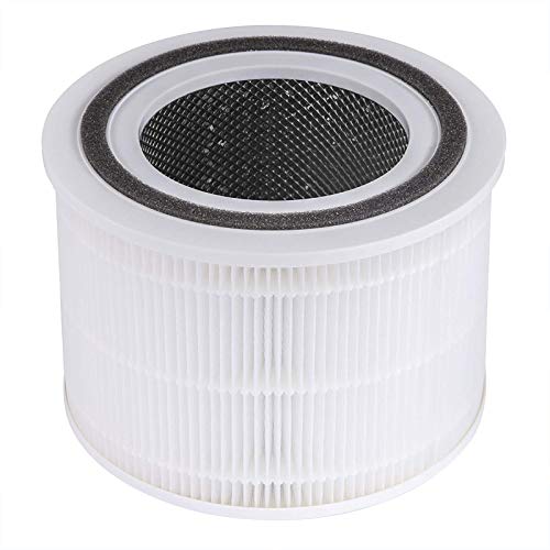 LEVOIT Core 300 Filtro de Repuesto para Purificador de Aire H13, Filtro HEPA 3 en 1, Filtro y Prefiltro de Carbón Activado Altamente Eficiente, Core 300-RF