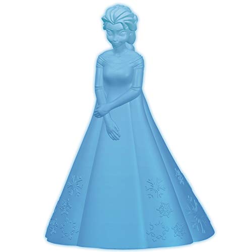 Lexibook NLJ110FZ Disney Frozen noche multicolor con Elsa, quitamiedos fría y segura NLJ110FZFrozen, Luz Nocturna de color para niños