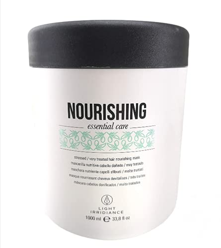 Light Irridiance MASCARILLA CABELLOS DAÑADOS/TRATADOS Nourishing Essential Care 1000 ml, Único, Estándar