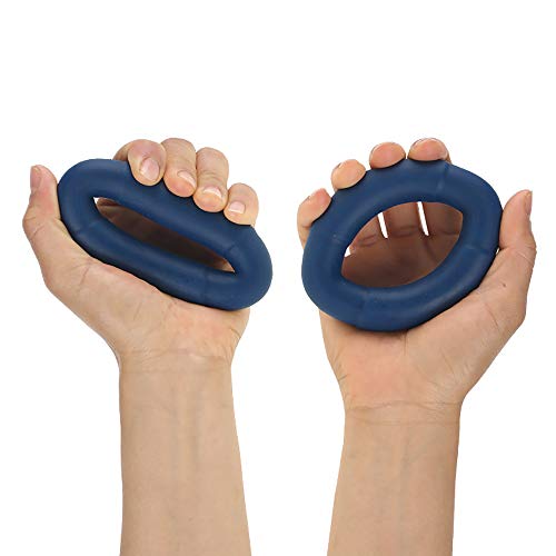 luckiner - Fortalecedor de mano para artritis, túnel carpiano, ejercicio, guitarra y escalada en roca para adultos y niños, color azul